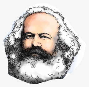 Cartoon Illustration Karl Marx, HD Png Download, Transparent PNG