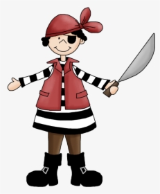 Chicka Chicka Boom Boom Clip Art - Pirate Clip Art For Kids, HD Png Download, Transparent PNG