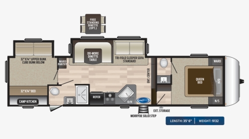 2019 Keystone Hideout 281dbs, HD Png Download, Transparent PNG
