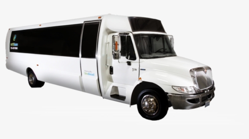 Earth Limos Of Las Vegas 26 Passenger Limo Coach - White Party Bus Png, Transparent Png, Transparent PNG