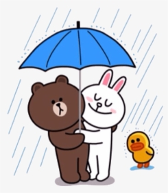 Line Friends Clip Art Image Sticker - Cony And Brown Line Friends, HD Png Download, Transparent PNG
