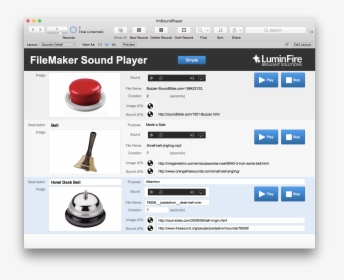 Fmsoundplayer Sound Effects On The Fly With Filemaker - Bell, HD Png Download, Transparent PNG