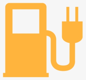 Electric Charging Symbol In Orange, HD Png Download, Transparent PNG