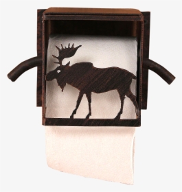 Iron Moose Toilet Paper Box - Elk, HD Png Download, Transparent PNG
