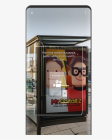 A Screen Of Before Scanning A Movie Poster In The Street - Samsung Camera Bixby Vision, HD Png Download, Transparent PNG