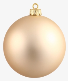 Golden Christmas Ball Transparent Png - Christmas Tree Ornament Png, Png Download, Transparent PNG