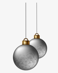 Clip Art Silver Christmas Balls - Silver Christmas Ornament Png, Transparent Png, Transparent PNG