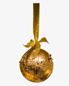 Transparent Gold Christmas Ornaments Png - Gold Christmas Tree Ball, Png Download, Transparent PNG