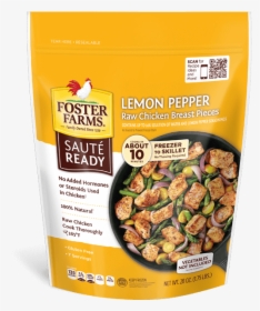 Saute Ready Lemon Pepper Chicken Breasts - Foster Farms Frozen Chicken Asian, HD Png Download, Transparent PNG
