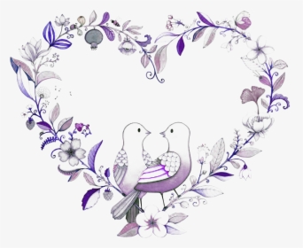 Wedding Love Birds Png - Thank You For Sharing My Page, Transparent Png, Transparent PNG