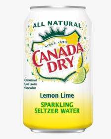 Canada Dry Sparkling Lemon Lime - Alcoholic Beverage, HD Png Download, Transparent PNG