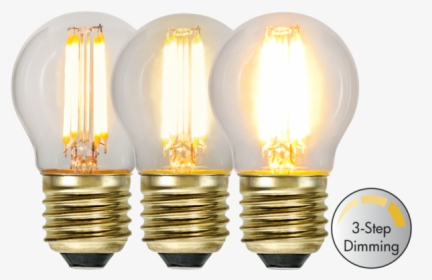 Led Lamp E27 G45 Soft Glow 3-step - Led Lamp, HD Png Download, Transparent PNG