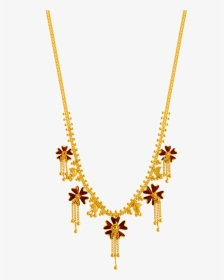 Chandra Jewellers 22k Yellow Gold Neckless - Necklace, HD Png Download, Transparent PNG