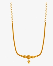 Chandra Jewellers 22k Yellow Gold Neckless - Pc Chandra Mangalsutra Collection, HD Png Download, Transparent PNG