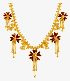 Chandra Jewellers 22k Yellow Gold Neckless - Pc Chandra Jewellers Earring Collection & Price, HD Png Download, Transparent PNG