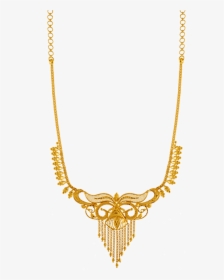 Chandra Jewellers 22k Yellow Gold Neckless - Necklace, HD Png Download, Transparent PNG