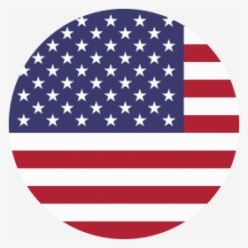 Us Flag - Icon Usa Flag Round, HD Png Download, Transparent PNG