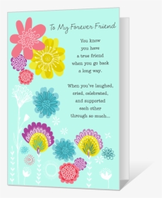 My Forever Friend Printable - Blue Mountain Friend Card, HD Png Download, Transparent PNG