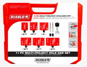 Diablo Hole Saw Kit, HD Png Download, Transparent PNG