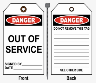 Printable Lock Out Tag, HD Png Download, Transparent PNG