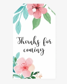 Clip Art Flower Tags - Greeting Card, HD Png Download, Transparent PNG