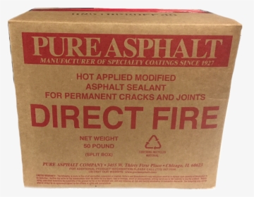 Pure Asphalt Direct Fire Crack Filler - Box, HD Png Download, Transparent PNG