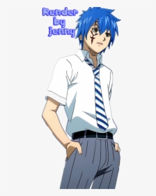 Anime Boy Clipart School - Jellal Render Fairy Tail, HD Png Download, Transparent PNG