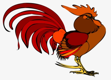 Little Red Hen Clipart - Brown Rooster Clip Art, HD Png Download, Transparent PNG