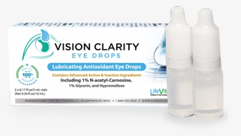 Vision Clarity Carnosine Eye Drops - Antioxidant Eye Drops, HD Png Download, Transparent PNG