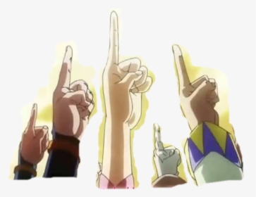 Jojo Part 4 Pointing Up, HD Png Download, Transparent PNG