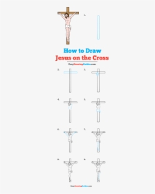 How To Draw Jesus On The Cross - Draw A Kite Easy, HD Png Download, Transparent PNG