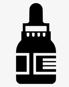 Eyedrops - Eyedrop Png Black White, Transparent Png, Transparent PNG
