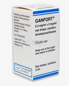 Ganfort 0 - 5%/0 - 03% - Box, HD Png Download, Transparent PNG