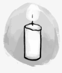 Candle Illustration For Bereavement And Sympathy Catering - Illustration, HD Png Download, Transparent PNG