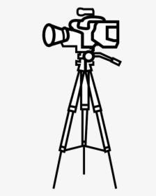 Tripod Png - Video Camera With Tripod Clipart Png, Transparent Png, Transparent PNG