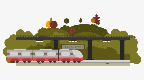 Clipart Train High Quality - Train Station Png, Transparent Png, Transparent PNG