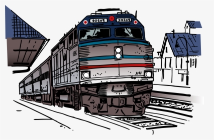Transparent Train Front Png - Imágenes De Un Tren En Animación, Png Download, Transparent PNG