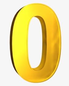 Number 0 Png - Number 0 In Yellow, Transparent Png, Transparent PNG