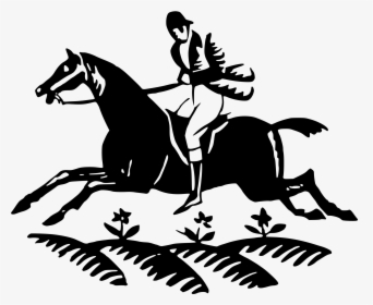 Shire Horse Equestrian Horse&rider Clip Art - Horse And Man Vector, HD Png Download, Transparent PNG