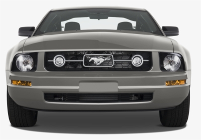 Muscle Car Grill Png - 2008 Ford Mustang Front, Transparent Png, Transparent PNG