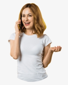 Free Calls Using Inclusive Minutes From Uk Mobile And - Girl, HD Png Download, Transparent PNG