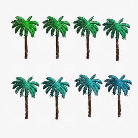 Coconut Tree Animated Gif, HD Png Download , Transparent Png Image ...