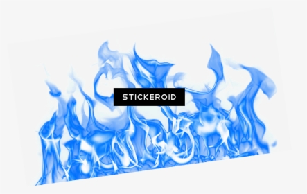 Large Blue Fire - Transparent Background Blue Flames Png, Png Download, Transparent PNG
