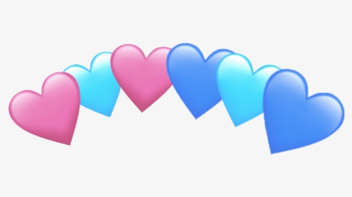 Images In Collection Page - Light Blue Heart Crown Png, Transparent Png, Transparent PNG