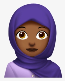 Appleemoji - Hijab Emoji Transparent, HD Png Download, Transparent PNG