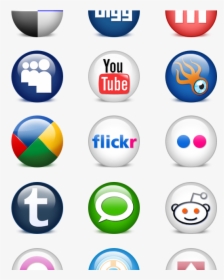 Icon Social Media 3d Png, Transparent Png, Transparent PNG