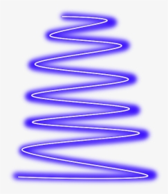 #spiral #line #neon #geometric #blue #border #frame - Transparent Neon Swirl Png, Png Download, Transparent PNG