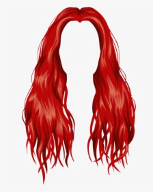 Red Hair Wig Png, Transparent Png, Transparent PNG