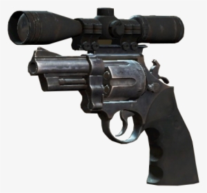 Where To Find Unique - Fallout 4 Revolver With Scope, HD Png Download, Transparent PNG