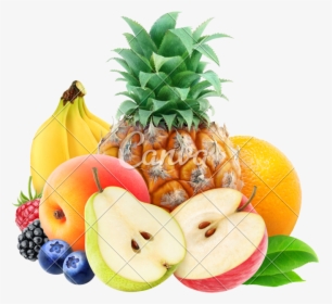 Clip Art Pile Of Fruit - Pineapple Juice Glass, HD Png Download, Transparent PNG